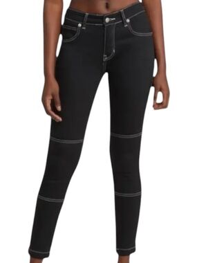 PTCL Black Mid Rise Cargo Skinny Jeans Size S NEW